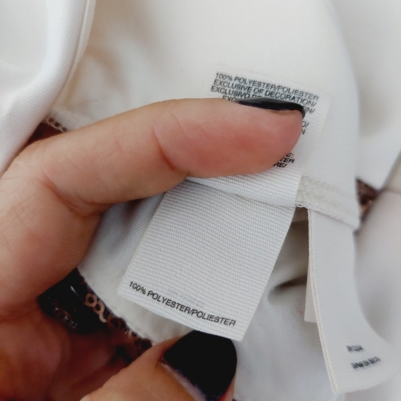 RACHEL Rachel Roy Long Sleeve Cut Out Back Sequined Dress P415 - Picture 11 of 12